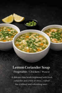 LEMON CORIANDER SOUP